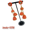 Padmawati Bangles Thread Dangler Earrings