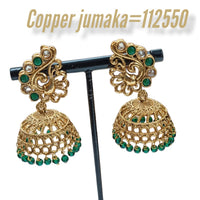 Padmawati Bangles Kundan Stone Jhumkis  Earrings
