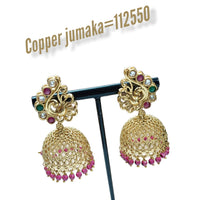 Padmawati Bangles Kundan Stone Jhumkis  Earrings