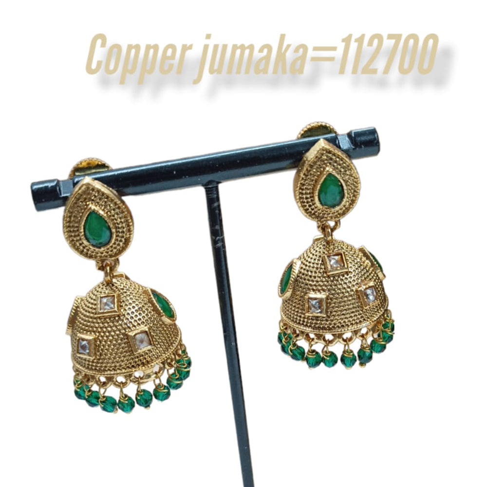 Padmawati Bangles Kundan Stone Jhumkis  Earrings