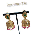Padmawati Bangles Kundan Stone Jhumkis  Earrings