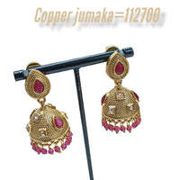Padmawati Bangles Kundan Stone Jhumkis  Earrings