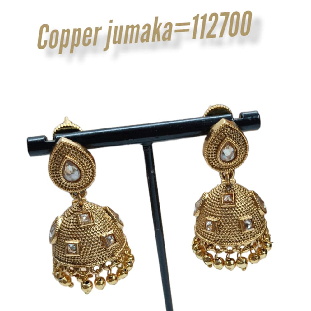Padmawati Bangles Kundan Stone Jhumkis  Earrings