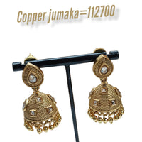 Padmawati Bangles Kundan Stone Jhumkis  Earrings