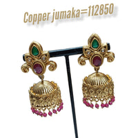 Padmawati Bangles Kundan Stone Jhumkis  Earrings