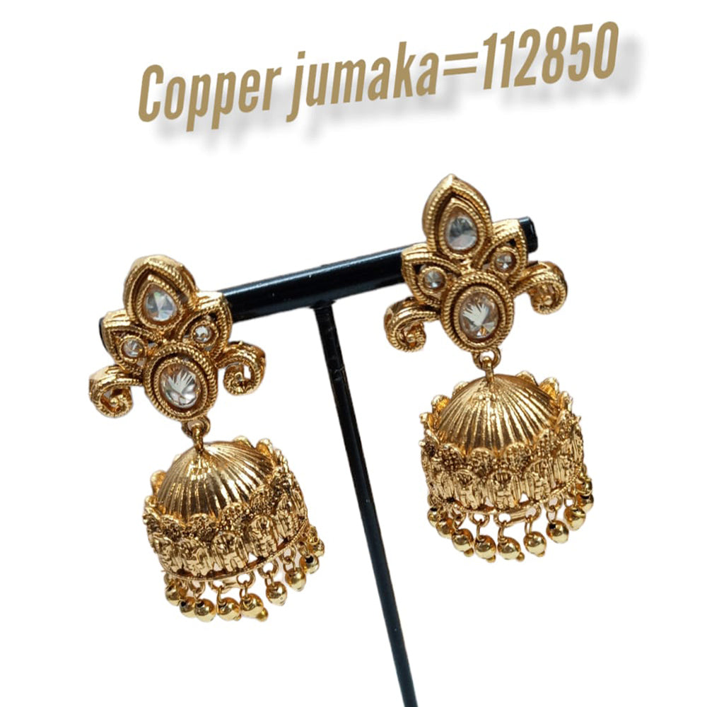 Padmawati Bangles Kundan Stone Jhumkis  Earrings