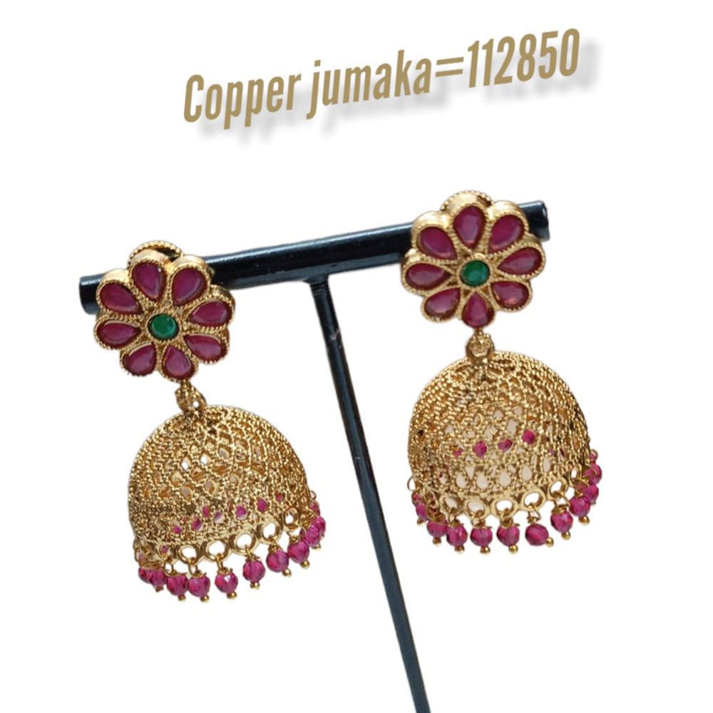 Padmawati Bangles Kundan Stone Jhumkis  Earrings