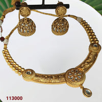 Padmawati Bangles Kundan Stone Choker Necklace Set