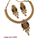 Padmawati Bangles Pota Stone Copper Choker Necklace Set