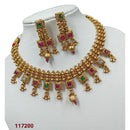 Padmawati Bangles Pota Stone Gold Plated Necklace Set