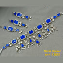 Padmawati Bangles Austrian Stone Silver Plated Choker Necklace Set
