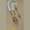 Padmawati Bangles Gold Plated Pota Stone Necklace Set