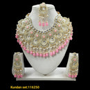 Padmavati Bangles Gold Plated Crystal Stone Choker Necklace Set
