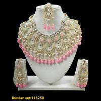 Padmavati Bangles Gold Plated Crystal Stone Choker Necklace Set