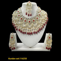 Padmavati Bangles Gold Plated Crystal Stone Choker Necklace Set