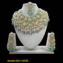 Padmavati Bangles Gold Plated Crystal Stone Choker Necklace Set