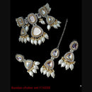 Padmawati Bangles 2 Tone Plated Kundan Choker Necklace Set