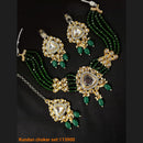 Padmawati Bangles 2 Tone Plated Kundan Choker Necklace Set