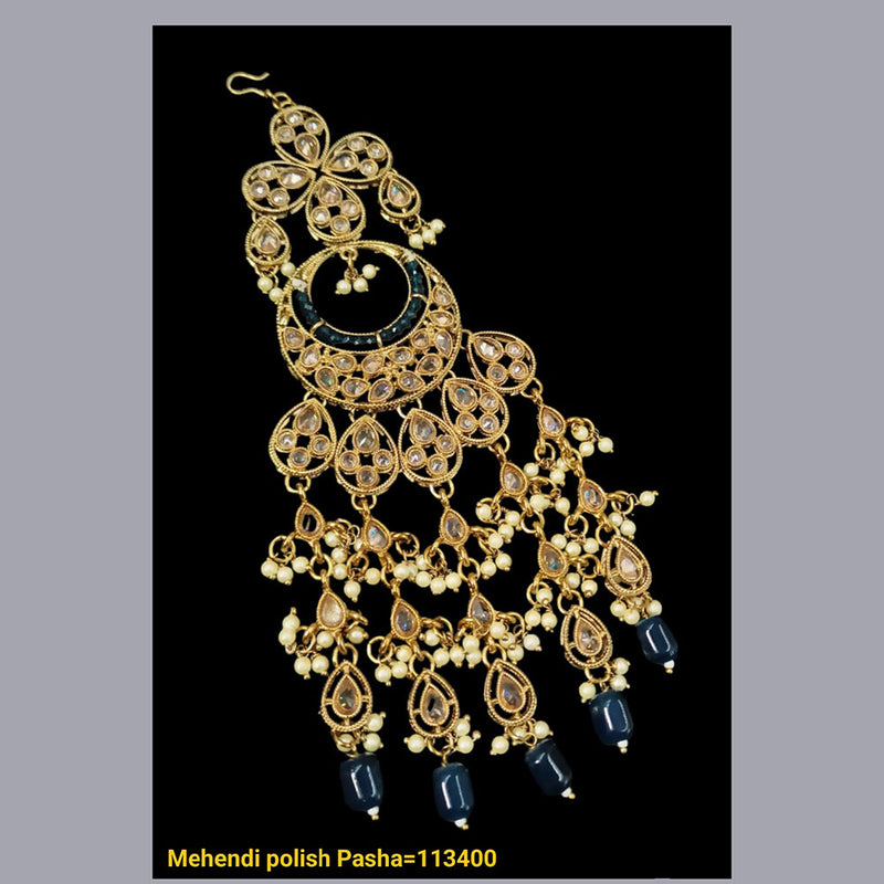 Padmawati Bangles Gold Plated Crystal Stone Pasa