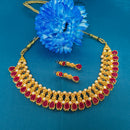 Midas Touch Crystal Stone Gold Plated Necklace Set