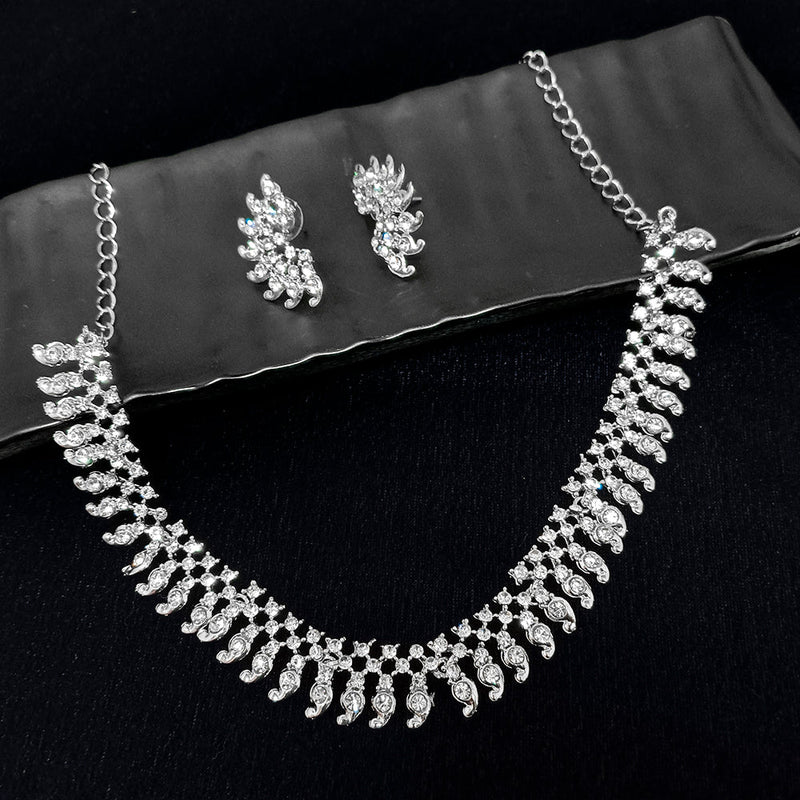 Midas Touch Silver Plated Necklace Set
