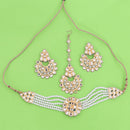 Neetu Art Gold Plated Kundan Choker Necklace Set