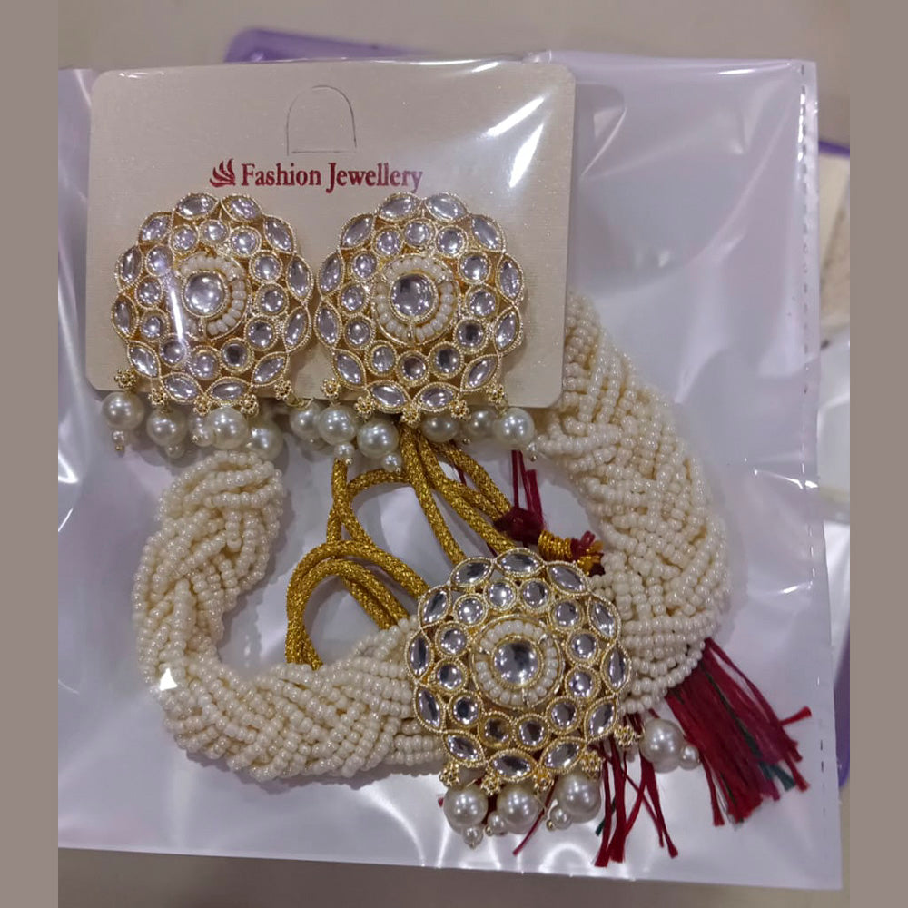 Manisha Jewellery Kundan Stone Choker Necklace Set