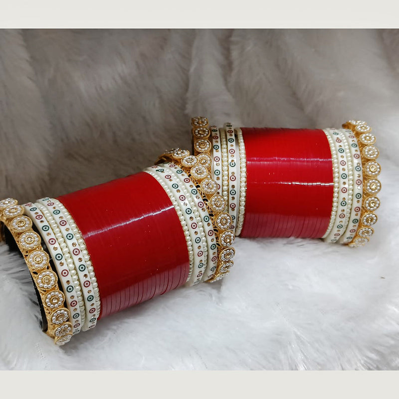 Manisha Jewellery Gold Plated Bridal Bangles Set