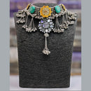 Blythediva Oxidized Plated Necklace Set