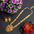 H K Fashion Gold Plated Necklace Set 