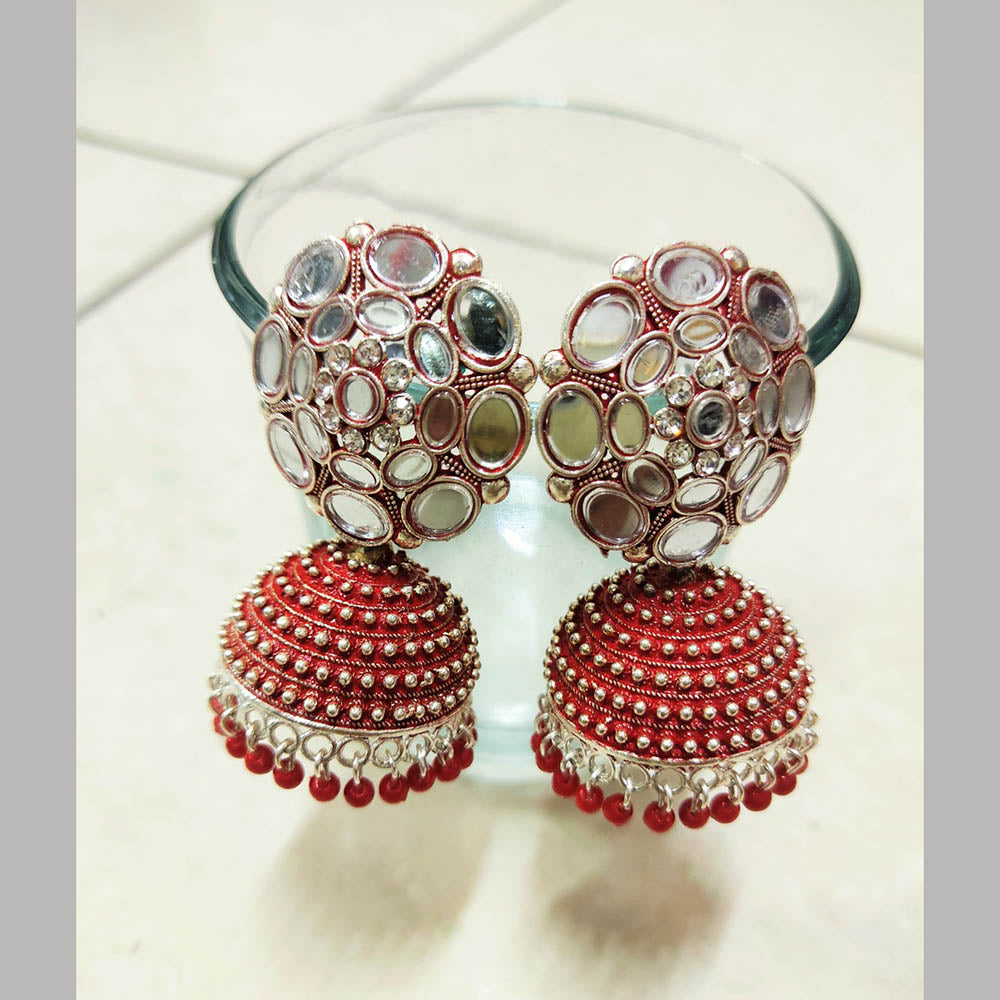 H K Fashion Gold Plated  Jhumki Earrings