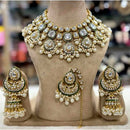 India Art Gold Plated Kundan Choker Necklace Set