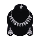 Pooja Bangles Austrian Stone Necklace Set With Maangtikka