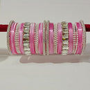 Pooja Bangles Crystal Stone Gold Plated Bangles Set