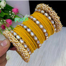 Pooja Bangles Thread & Kundan Bangles Set
