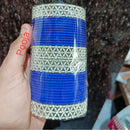 Pooja Bangles Silver Plated Thread Bangles Set