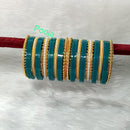 Pooja Bangles Gold Plated Acrylic Bangles Set