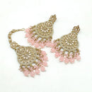 Pooja Bangles Earrings and Maang Tikka set