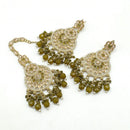 Pooja Bangles Earrings and Maang Tikka set
