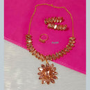 Pooja Bangles Gold Plated Crystal Stone Combo Set