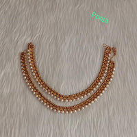 Pooja Bangles Gold Plated Pota Stone Payal