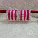 Pooja Bangles Silver Plated Velvet Bangles Set