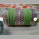 Pooja Bangles Silver Plated Bangles Set