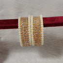 Pooja Bangles Gold Plated Pearl Bangle Set