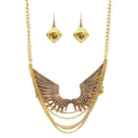 Jeweljunk Fancy Gold Plated Necklace Set - 1102216
