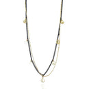 Jeweljunk Gold Plated Long Chain Necklace - 1104006