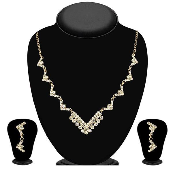 Eugenia Austrian Stone Gold Plated Necklace Set - 1104306