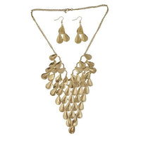 Tip Top Fashions Gold Plated Statement Necklace - 1106018