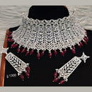 Jain Jewellers American Diamond Necklace Set - 11061591
