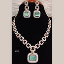 Jain Jewellers American Diamond Necklace Set - 11061610